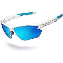 DEAFRAIN Polarized Sports Sunglasses