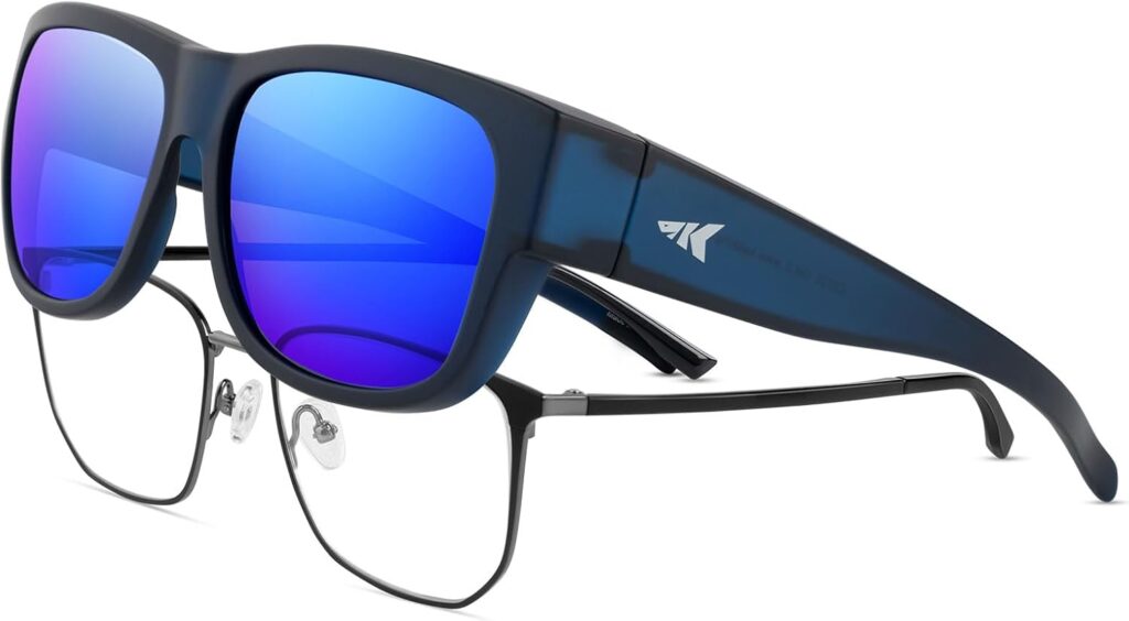 KastKing Chariton Fit-Over Polarized Wrap Around Over Sunglasses