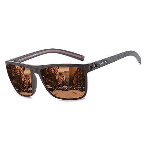 ZENOTTIC Polarized Sunglasses for Men Lightweight TR90 Frame